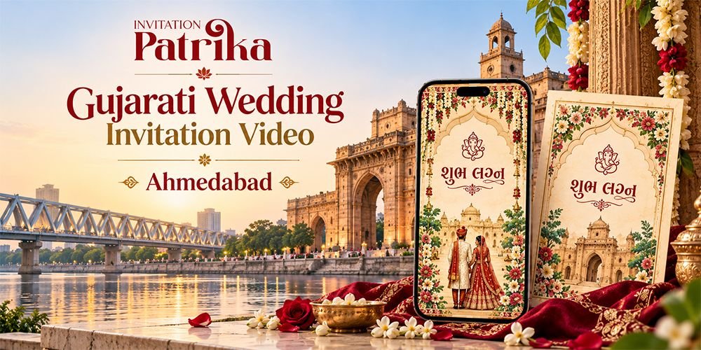 Best Gujarati Wedding Invitation Video Ideas for Ahmedabad Weddings